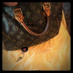 Louis Vuitton Speedy 30, with lock, key & dustbag.